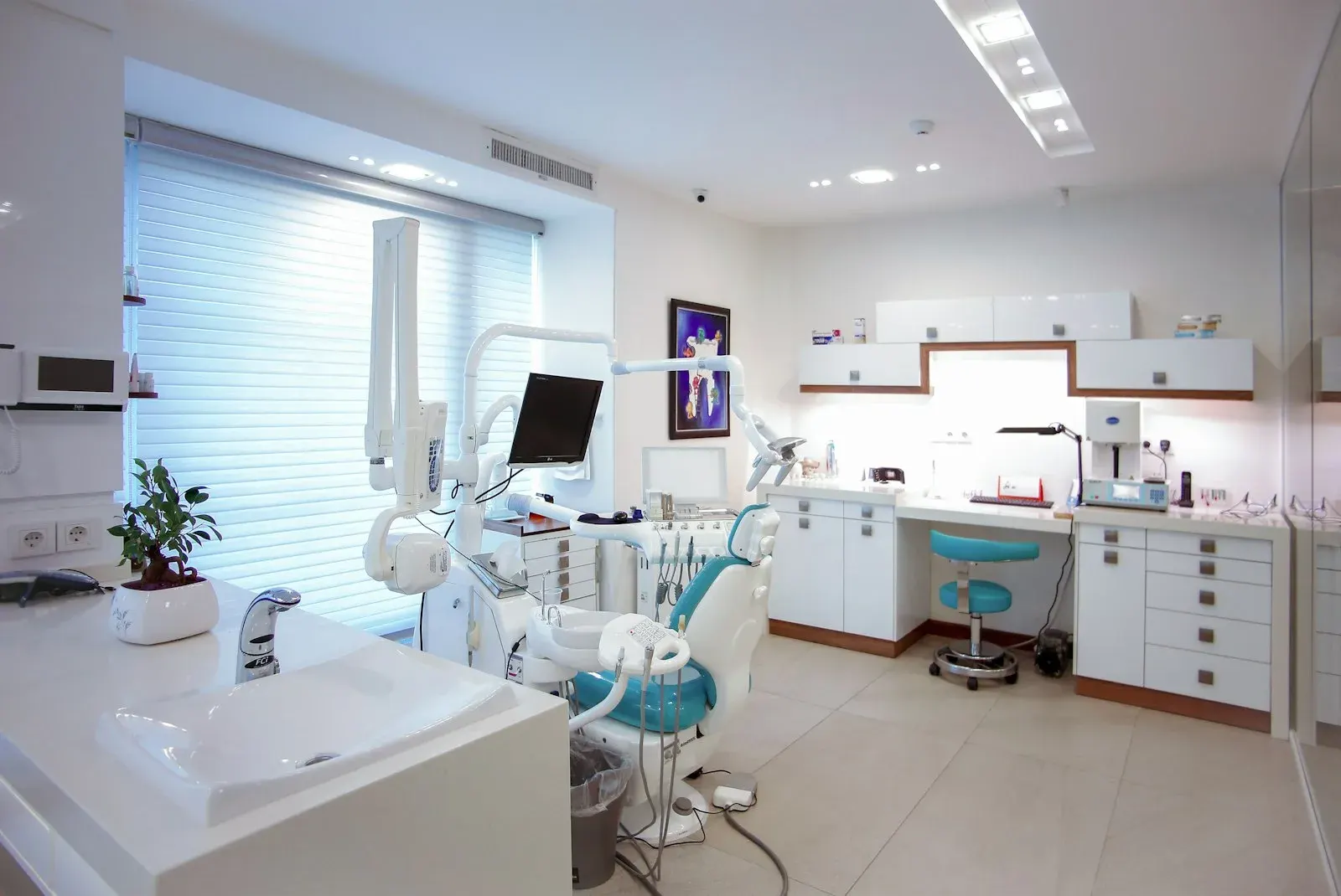 Il riunito operativo con le tecnologie diagnostiche dello studio