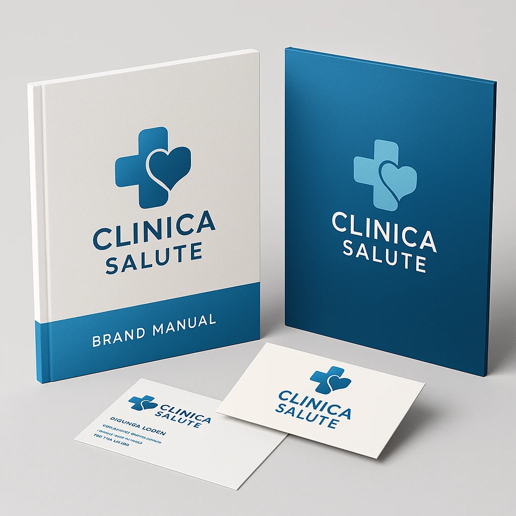 Brand identity clinica salute Presentazione brand identity per clinica Salute con manuale di identità visiva